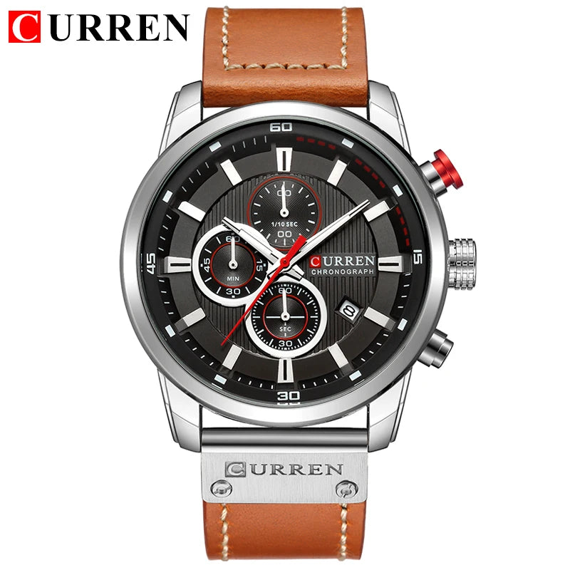 Relógio Masculino Curren Elegance Sport