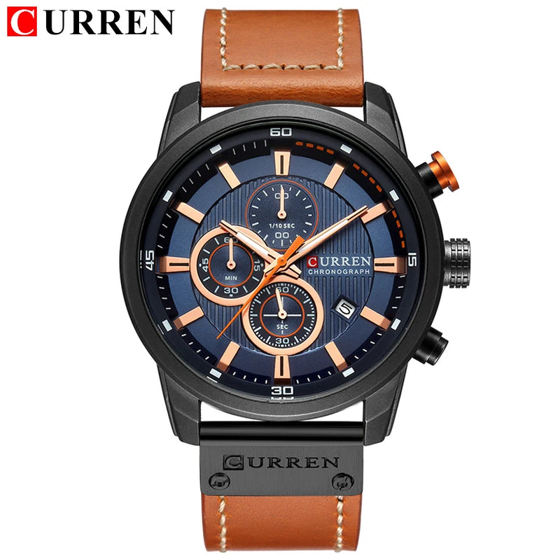 Relógio Masculino Curren Elegance Sport