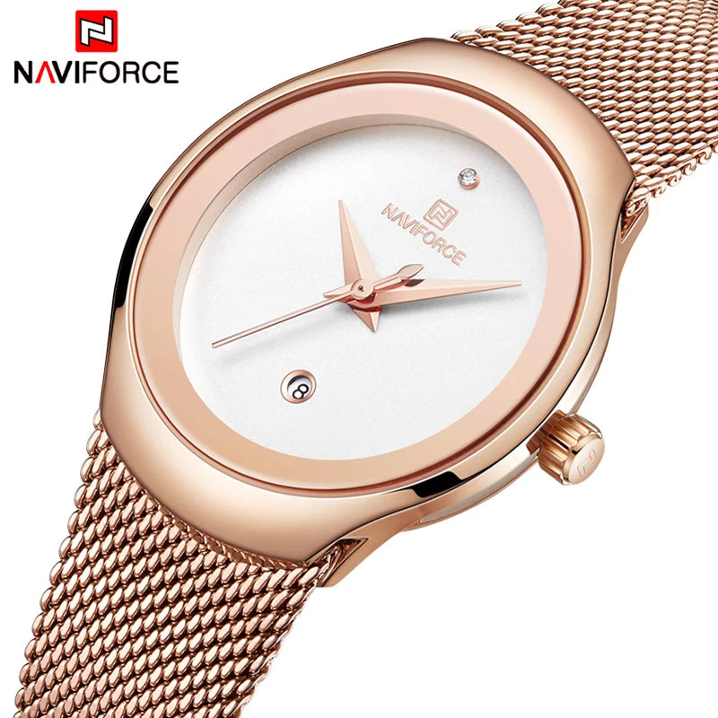 Relógio Feminino NAVIFORCE Rose Elegance