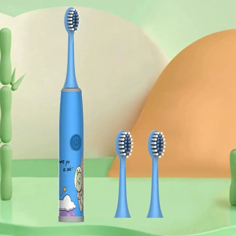 Children's ElectricToothbrushFor Both Men And Women, Suitable For Children Aged 3-15 Years Old. Soft Bristled Brush. Electric