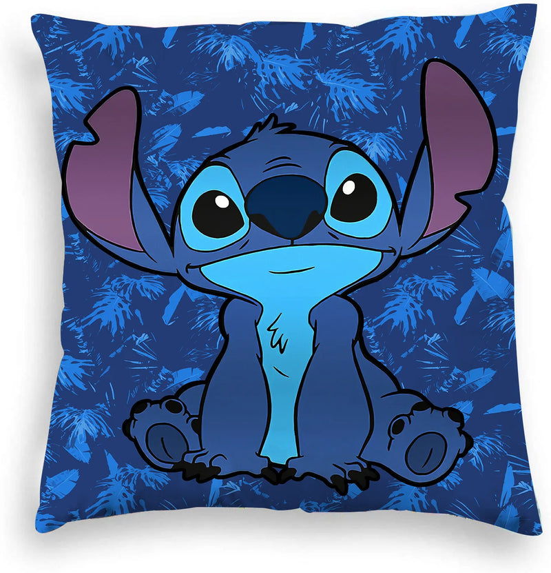 Anime Figure Disney Stitch Double Sided Print Pillowcase Kawaii Stitch Pillow Pillowcase Children Room Interior Decoration Gifts