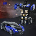 Transform CarRobot Model Car.Automatic Deformation Push and Go Car Vehicle Toy Race Car.Toys Easter Gifts for Boys