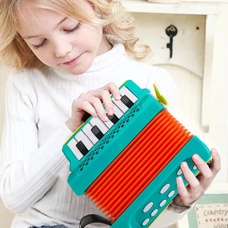 Acordeon Infantil 10 Teclas 8 Baixos