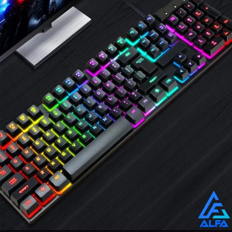 Teclado Led Mecânico Gamer LEY-82