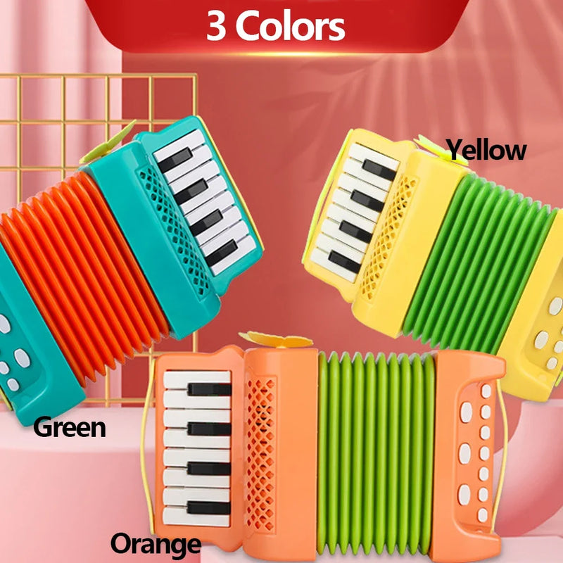 Acordeon Infantil 10 Teclas 8 Baixos