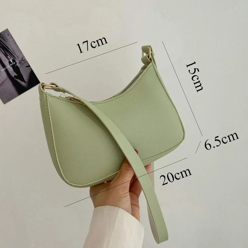 2024 New Ladies Fashion Handbag Retro Pure Color Macaron Small Square Bag Hundreds of Shoulder Bags Casual Women's Bags