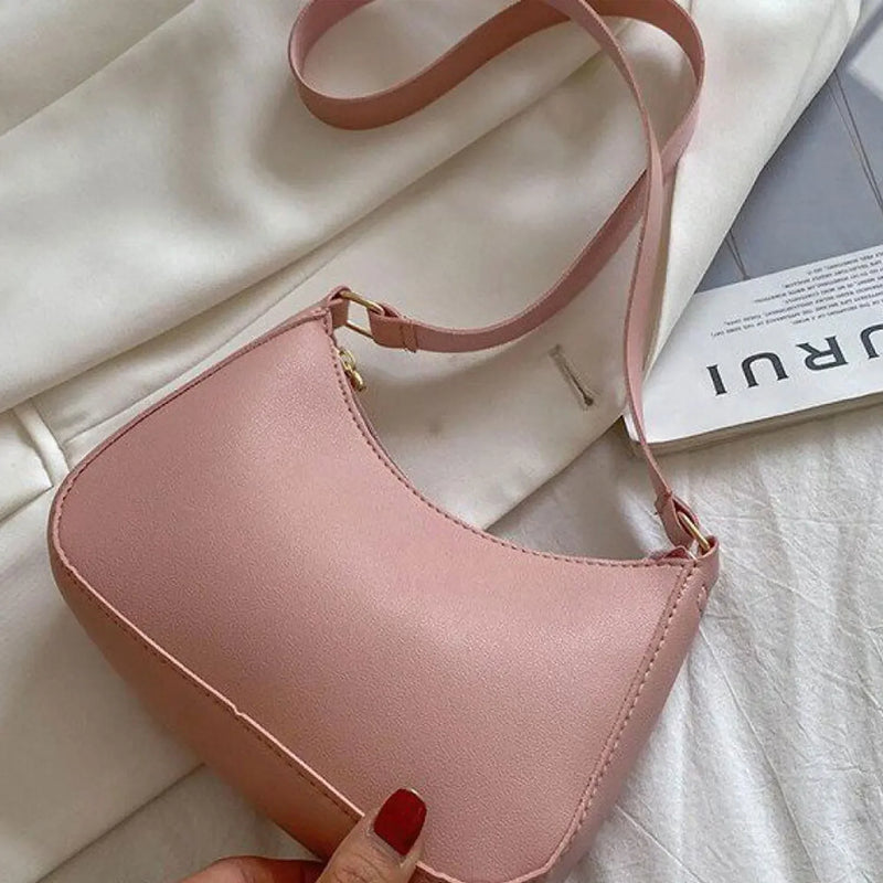 2024 New Ladies Fashion Handbag Retro Pure Color Macaron Small Square Bag Hundreds of Shoulder Bags Casual Women's Bags