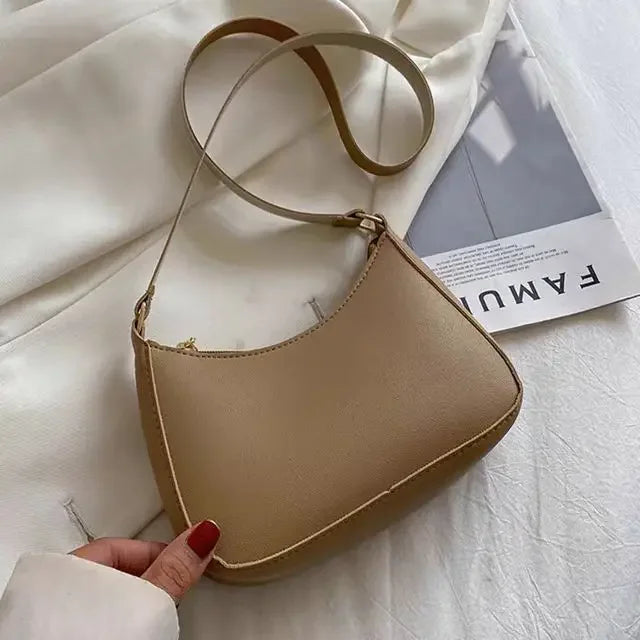 2024 New Ladies Fashion Handbag Retro Pure Color Macaron Small Square Bag Hundreds of Shoulder Bags Casual Women's Bags