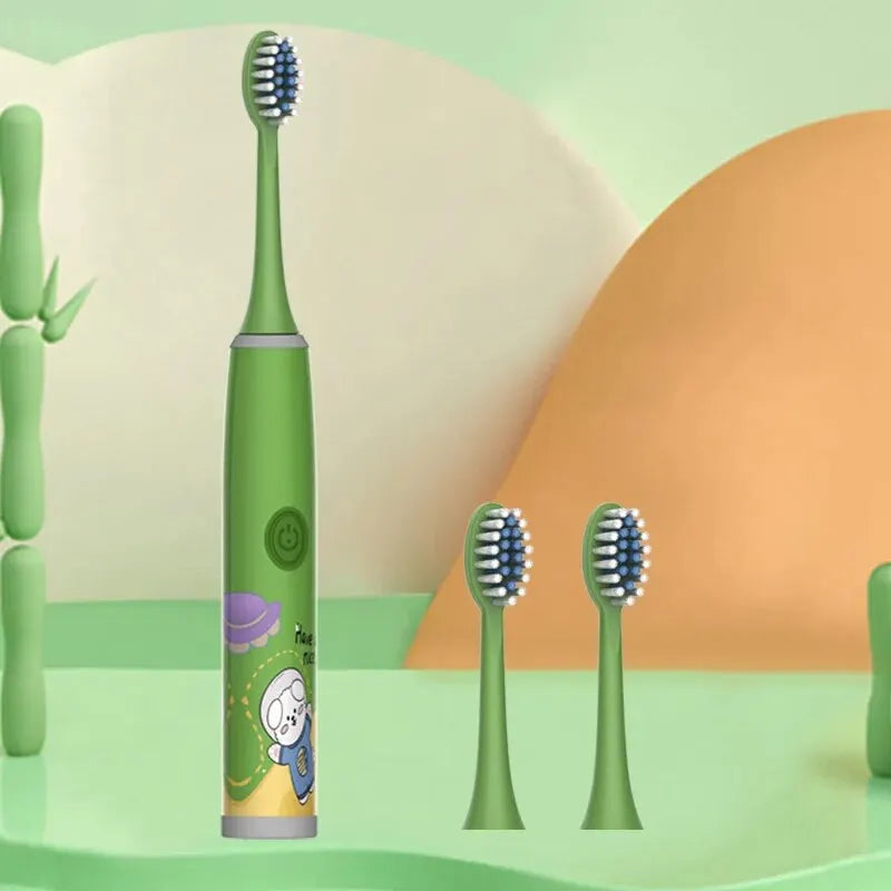 Children's ElectricToothbrushFor Both Men And Women, Suitable For Children Aged 3-15 Years Old. Soft Bristled Brush. Electric