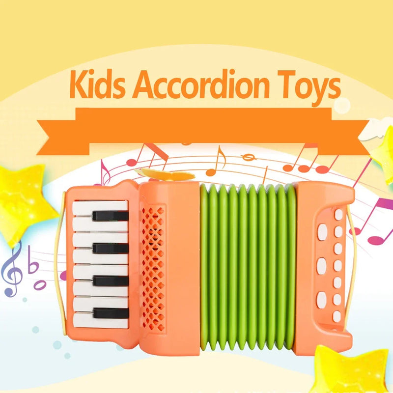 Acordeon Infantil 10 Teclas 8 Baixos