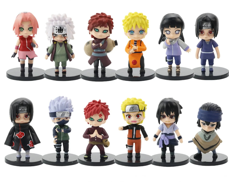 Conjunto de 12 Peças Colecionáveis Naruto – Edição Especial